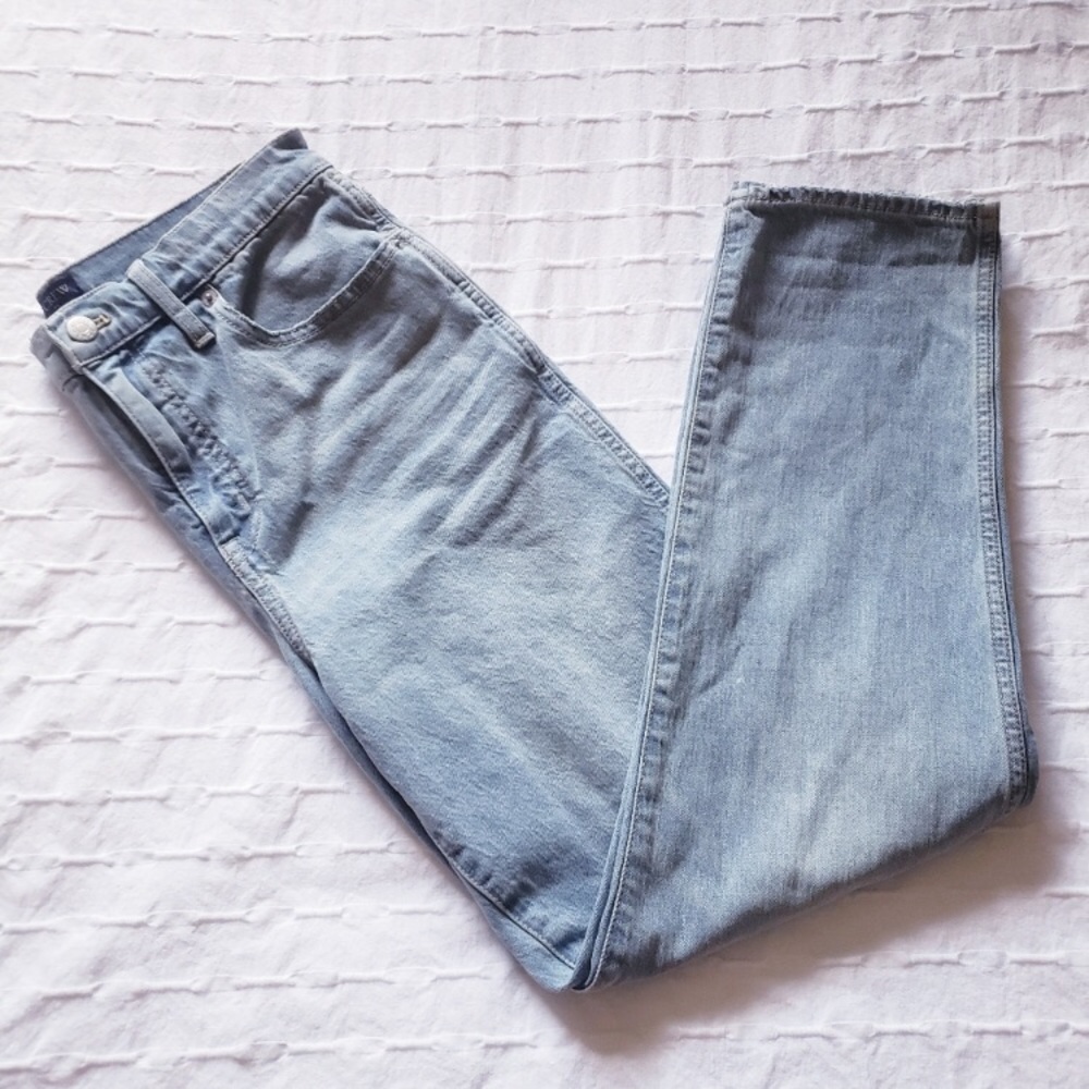 J. Crew Womens High Rise Jeans Vintage Classic Straight Leg Size 29
